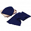 Набор Stripes: шарф и шапка, темно-синий с логотипом в Астрахани заказать по выгодной цене в кибермаркете AvroraStore