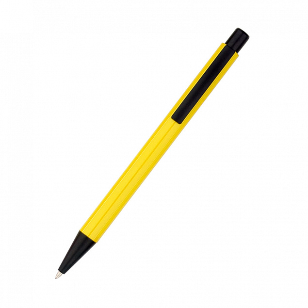 Ручка металлическая Deli - Желтый KK с логотипом в Астрахани заказать по выгодной цене в кибермаркете AvroraStore