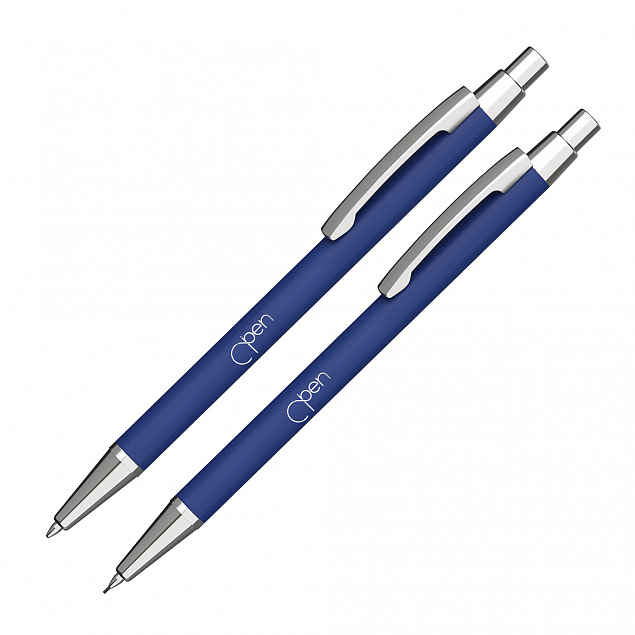 Набор "Ray" (ручка+карандаш), покрытие soft touch с логотипом в Астрахани заказать по выгодной цене в кибермаркете AvroraStore