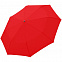 Зонт складной Fiber Magic, красный с логотипом в Астрахани заказать по выгодной цене в кибермаркете AvroraStore