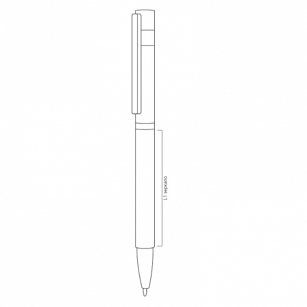 Ручка шариковая "Mars", белый, покрытие soft touch с логотипом в Астрахани заказать по выгодной цене в кибермаркете AvroraStore