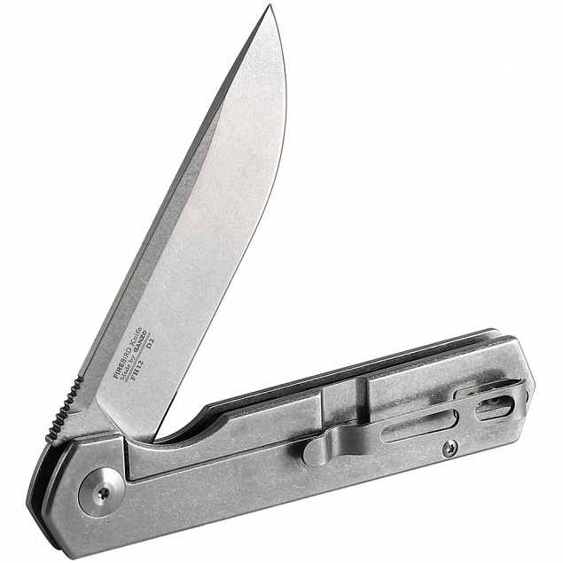 Нож Firebird FH12-SS, серебристый с логотипом в Астрахани заказать по выгодной цене в кибермаркете AvroraStore