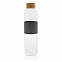 Бутылка Impact из боросиликатного стекла с бамбуковой крышкой, 750 мл с логотипом в Астрахани заказать по выгодной цене в кибермаркете AvroraStore
