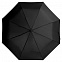 Зонт складной Basic, черный с логотипом в Астрахани заказать по выгодной цене в кибермаркете AvroraStore