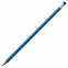 Карандаш простой Triangle с ластиком, синий с логотипом в Астрахани заказать по выгодной цене в кибермаркете AvroraStore