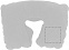 Подушка надувная в чехле с логотипом в Астрахани заказать по выгодной цене в кибермаркете AvroraStore