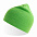 Шапка HOLLY двуслойная, пряжа Polylana®, 60% полиэстер, 40% акрил, зеленое яблоко с логотипом в Астрахани заказать по выгодной цене в кибермаркете AvroraStore