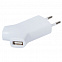 Сетевое зарядное устройство Uniscend Double USB, белое с логотипом в Астрахани заказать по выгодной цене в кибермаркете AvroraStore