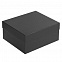 Коробка Satin, большая, черная с логотипом в Астрахани заказать по выгодной цене в кибермаркете AvroraStore