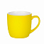 Керамическая кружка Viana, желтая с логотипом в Астрахани заказать по выгодной цене в кибермаркете AvroraStore