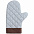 Прихватка-рукавица Keep Palms, серо-голубая с логотипом в Астрахани заказать по выгодной цене в кибермаркете AvroraStore