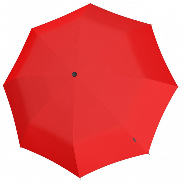 Складной зонт U.090, красный с логотипом в Астрахани заказать по выгодной цене в кибермаркете AvroraStore