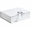 Коробка на лентах Tie Up, белая с логотипом в Астрахани заказать по выгодной цене в кибермаркете AvroraStore