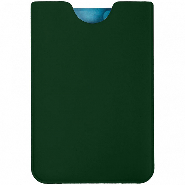 Чехол для карточки Dorset, зеленый с логотипом в Астрахани заказать по выгодной цене в кибермаркете AvroraStore