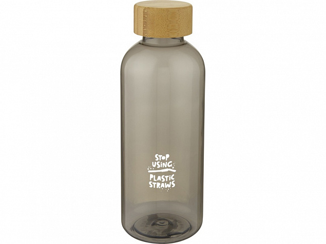 Ziggs спортивная бутылка из переработанного пластика объемом 650 мл, transparent charcoal с логотипом в Астрахани заказать по выгодной цене в кибермаркете AvroraStore
