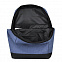 Рюкзак Boom, синий/чёрный, 43 x 30 x 13 см, 100% полиэстер  с логотипом в Астрахани заказать по выгодной цене в кибермаркете AvroraStore