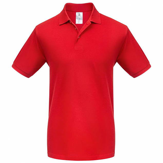 Рубашка поло Heavymill красная с логотипом в Астрахани заказать по выгодной цене в кибермаркете AvroraStore