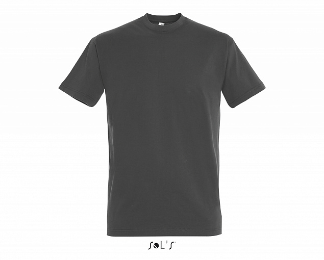 Фуфайка (футболка) IMPERIAL мужская,Темно-серый XS с логотипом в Астрахани заказать по выгодной цене в кибермаркете AvroraStore