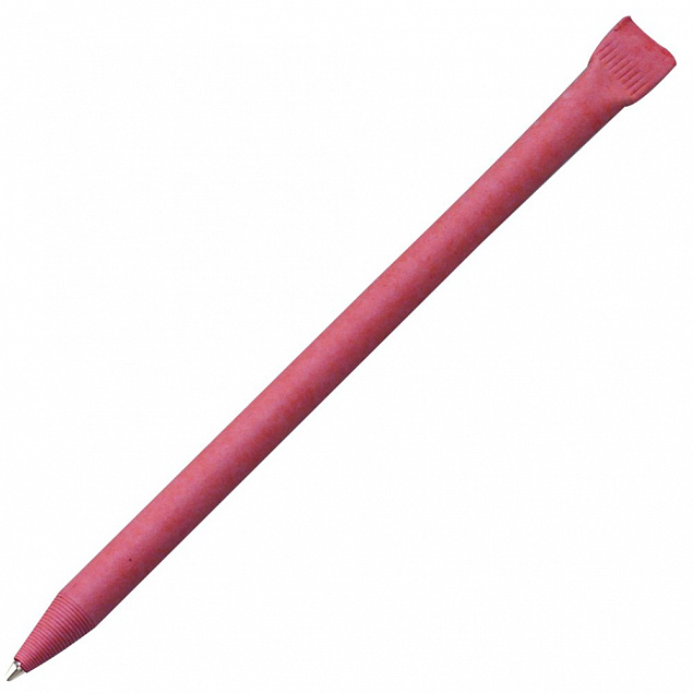 Ручка шариковая Carton Color, красная с логотипом в Астрахани заказать по выгодной цене в кибермаркете AvroraStore