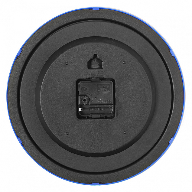 Часы настенные "ПРОМО" разборные ; яркий синий, D28,5 см; пластик с логотипом в Астрахани заказать по выгодной цене в кибермаркете AvroraStore