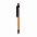 Эко-ручка Write, черный с логотипом в Астрахани заказать по выгодной цене в кибермаркете AvroraStore