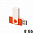Флеш-карта TWISTA, 8Гб, оранжевый/белый с логотипом в Астрахани заказать по выгодной цене в кибермаркете AvroraStore