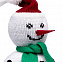 Елочная игрушка «Снеговик» с логотипом в Астрахани заказать по выгодной цене в кибермаркете AvroraStore