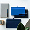 Бизнес-блокнот OXI, A5, темно-синий, твердая обложка, RPET, в линейку с логотипом в Астрахани заказать по выгодной цене в кибермаркете AvroraStore