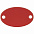 Шильдик металлический Alfa Oval, красный с логотипом в Астрахани заказать по выгодной цене в кибермаркете AvroraStore