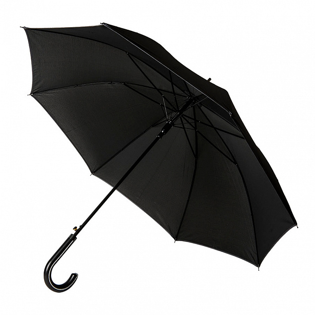 Зонт-трость OXFORD, ручка из искусственной кожи, полуавтомат с логотипом в Астрахани заказать по выгодной цене в кибермаркете AvroraStore