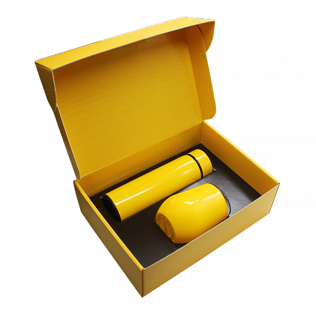 Набор Hot Box C yellow B (желтый) с логотипом в Астрахани заказать по выгодной цене в кибермаркете AvroraStore