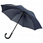 Зонт-трость Alessio, темно-синий с логотипом в Астрахани заказать по выгодной цене в кибермаркете AvroraStore
