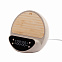 Настольные часы "Smiley" с беспроводным (10W) зарядным устройством и будильником, пшеница/бамбук/пластик с логотипом в Астрахани заказать по выгодной цене в кибермаркете AvroraStore