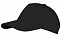 Бейсболка LONG BEACH, черная с логотипом в Астрахани заказать по выгодной цене в кибермаркете AvroraStore
