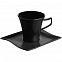 Кофейная пара Twist Mist, черная с логотипом в Астрахани заказать по выгодной цене в кибермаркете AvroraStore