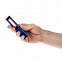 Фонарик-факел аккумуляторный Wallis, синий с логотипом в Астрахани заказать по выгодной цене в кибермаркете AvroraStore