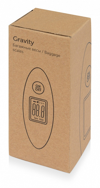 Багажные весы с покрытием soft-touch Gravity с логотипом в Астрахани заказать по выгодной цене в кибермаркете AvroraStore