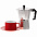 Набор для кофе Clio, красный с логотипом в Астрахани заказать по выгодной цене в кибермаркете AvroraStore