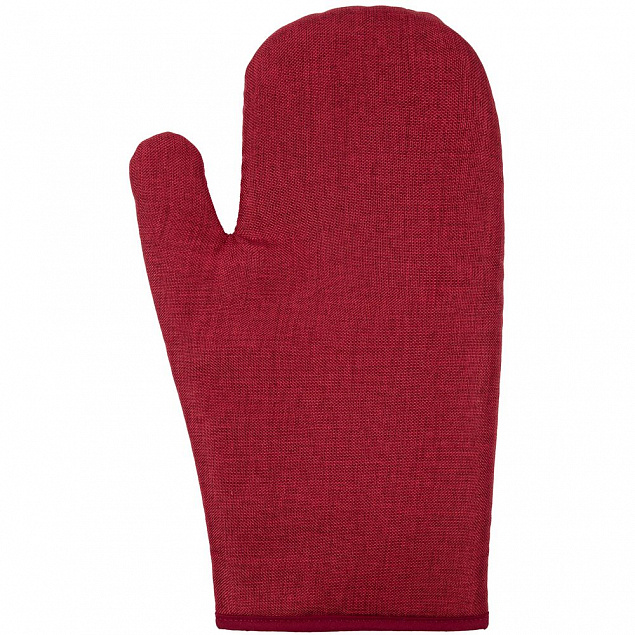 Прихватка-рукавица Settle In, красная с логотипом в Астрахани заказать по выгодной цене в кибермаркете AvroraStore