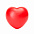 Сердечко антистресс BIKU, Красный с логотипом в Астрахани заказать по выгодной цене в кибермаркете AvroraStore