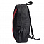 Рюкзак PLUS, чёрный/красный, 44 x 26 x 12 см, 100% полиэстер 600D с логотипом в Астрахани заказать по выгодной цене в кибермаркете AvroraStore