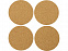 Набор костеров из пробки в хлопковом мешке «Bali» с логотипом в Астрахани заказать по выгодной цене в кибермаркете AvroraStore