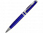 Ручка шариковая Невада, синий металлик с логотипом в Астрахани заказать по выгодной цене в кибермаркете AvroraStore