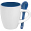 Кофейная кружка Pairy с ложкой, синяя с логотипом в Астрахани заказать по выгодной цене в кибермаркете AvroraStore
