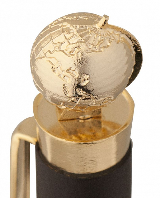 Ручка шариковая Globe Golden Top с логотипом в Астрахани заказать по выгодной цене в кибермаркете AvroraStore