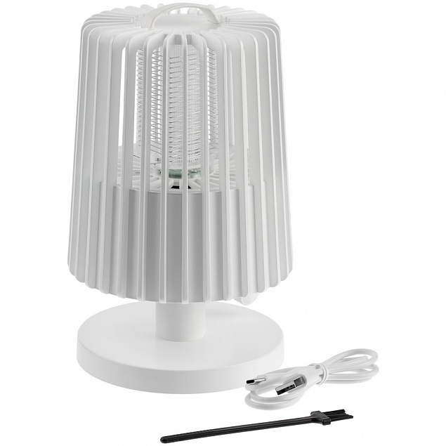 Антимоскитная лампа Insecto, белая с логотипом в Астрахани заказать по выгодной цене в кибермаркете AvroraStore