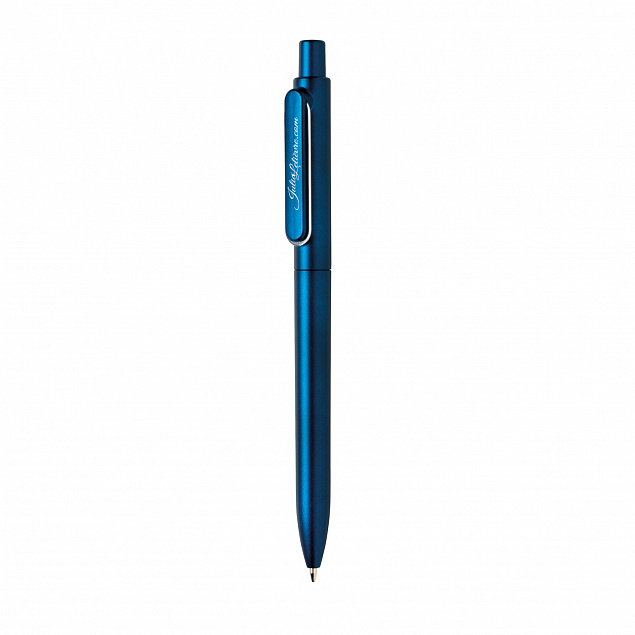Ручка X6, синий с логотипом в Астрахани заказать по выгодной цене в кибермаркете AvroraStore