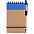 Блокнот на кольцах Eco Note с ручкой, черный с логотипом в Астрахани заказать по выгодной цене в кибермаркете AvroraStore