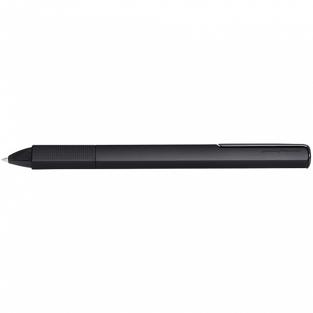 Ручка шариковая PF One, черная с логотипом в Астрахани заказать по выгодной цене в кибермаркете AvroraStore