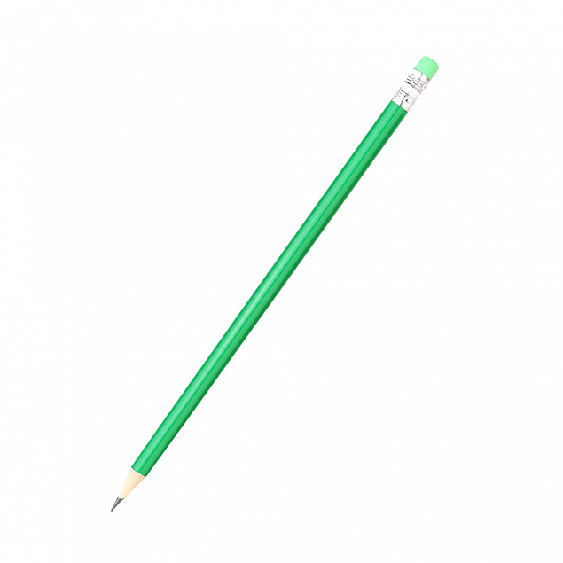 Карандаш Largo с цветным корпусом - Зеленый FF с логотипом в Астрахани заказать по выгодной цене в кибермаркете AvroraStore